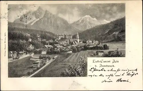 Ak Igls Innsbruck in Tirol, Gesamtansicht
