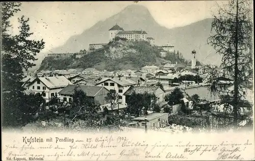 Ak Kufstein in Tirol, Panorama, Pendling
