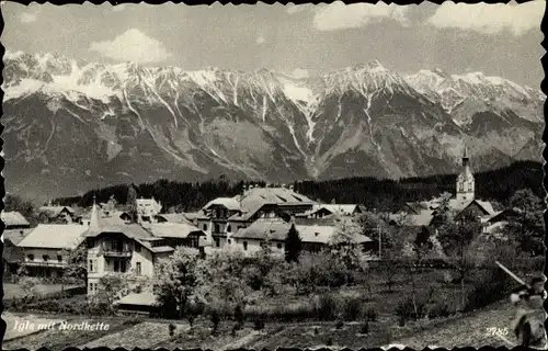 Ak Igls Innsbruck in Tirol, Panorama, Nordkette