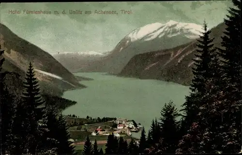 Ak Achensee in Tirol, Hotel Fürstenhaus, Unütz