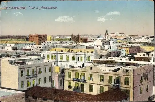 Ak Alexandria Ägypten, Gesamtansicht