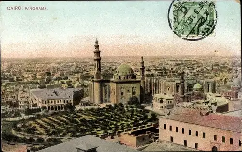 Ak Cairo Kairo Ägypten, Panorama, Zitadelle
