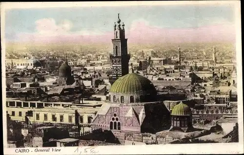 Ak Cairo Kairo Ägypten, Gesamtansicht