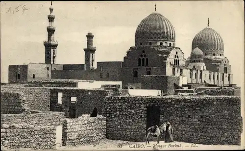 Ak Cairo Kairo Ägypten, Mosque Barkuk