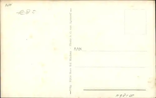 Ak Eiland Marken Nordholland Niederlande, Volkstrachten
