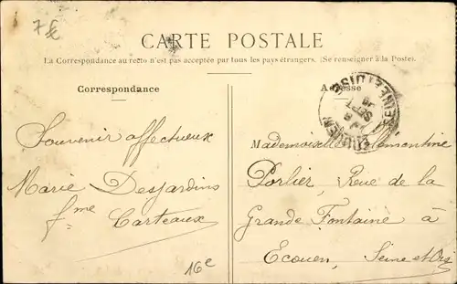 Ak Paris XVI Passy, Rue Lafontaine