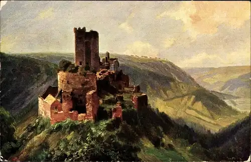 Ak Brodenbach an der Terrassenmosel, Ruine Ehrenburg