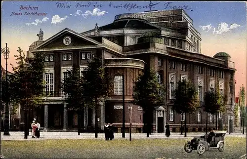 Ak Bochum im Ruhrgebiet, Neues Stadttheater