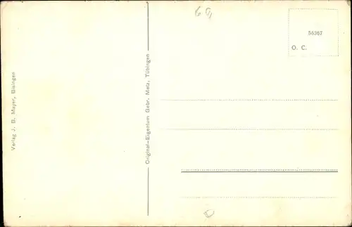 Ak Bisingen im Zollernalbkreis, Totalansicht, Hohenzollern,