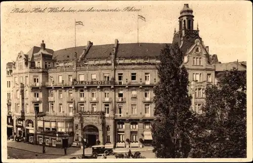 Ak Wiesbaden in Hessen, Palast Hotel