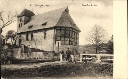 Ak Bad Gandersheim am Harz, St. Georgskirche