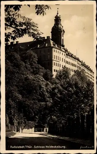 Ak Rudolstadt in Thüringen, Schloss Heidecksburg