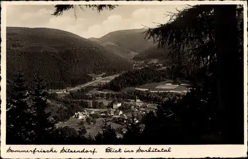 Ak Sitzendorf in Thüringen, Sorbitztal, Panorama