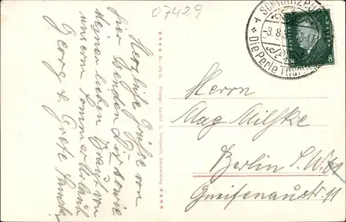 Ak Sitzendorf in Thüringen, Panorama