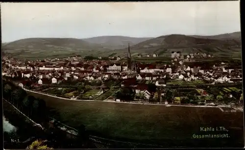 Ak Kahla in Thüringen, Gesamtansicht