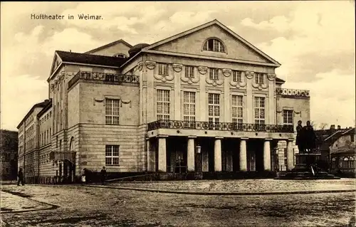 Ak Weimar in Thüringen, Hoftheater