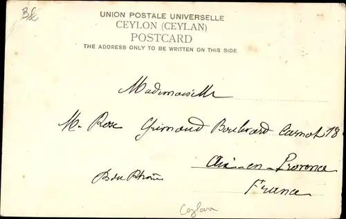 Ak Colombo Ceylon Sri Lanka, Hindu-Tempel