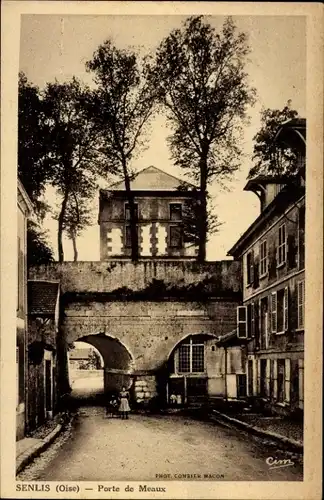 Ak Senlis Oise, Porte de Meaux