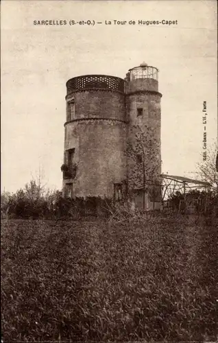 Ak Sarcelles Val d’Oise, La Tour de Hugues-Capet
