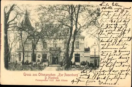 Ak Hamburg Altona Othmarschen, Zur Rosenburg