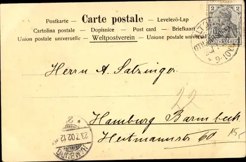 Ak Hamburg Altona Othmarschen, Zur Rosenburg