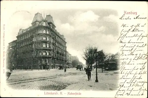 Ak Hamburg Hohenfelde, Lübeckerstraße