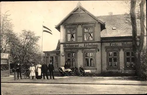 Ak Ahrensburg in Holstein, Restaurant Erholung, Hamburger Straße 23