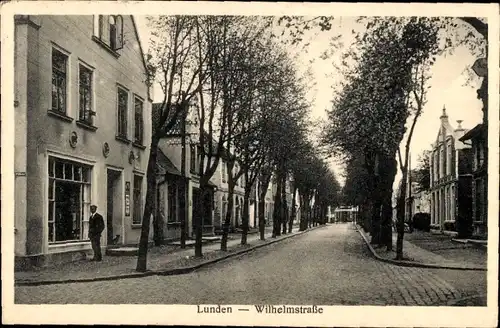 Ak Lunden in Dithmarschen, Wilhelmstraße