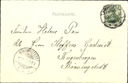 Ak Appen in Holstein, Dorfstraße, Warenhaus H. H. Martens