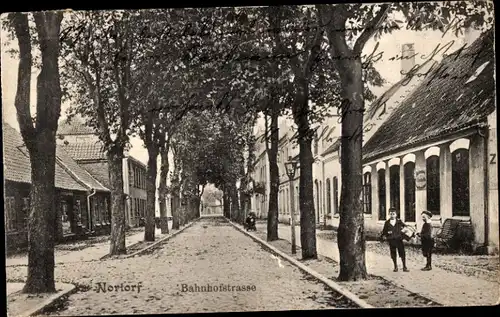 Ak Nortorf in Holstein, Bahnhofstraße
