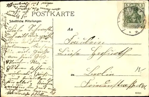 Ak Ermsleben Falkenstein Harz, Langestraße