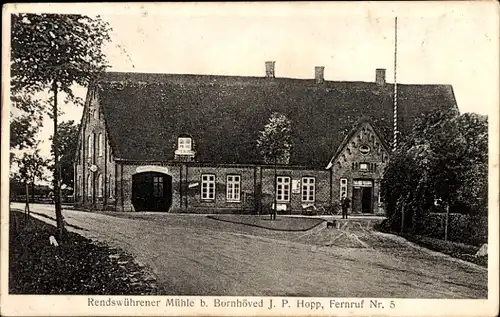 Ak Bornhöved in Holstein, Rendswührener Mühle