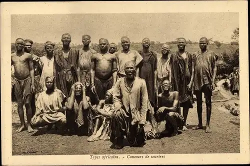 Ak Types africains, Concours de sourires, Afrikaner