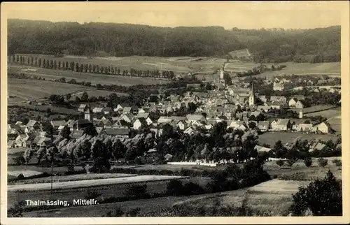 Ak Thalmässing in Mittelfranken, Totalansicht