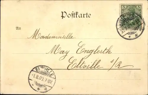 Ak Kyllburg in der Eifel, Stift zu Kyllburg, Blick von der Linde