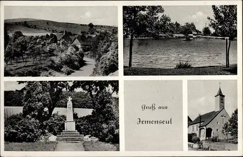 Ak Irmenseul Harbarnsen Lamspringe in Niedersachsen, Kirche, Denkmal