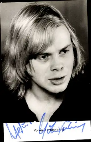 Ak Schauspieler Volker Lechtenbrink, Portrait, Autogramm