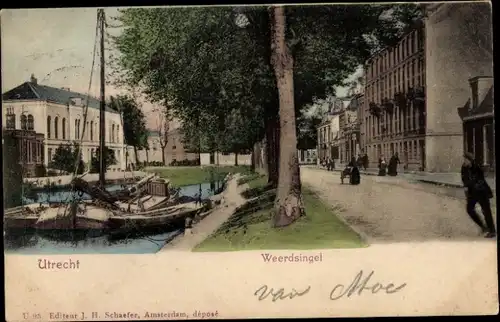 Ak Utrecht Niederlande, Weerdsingel