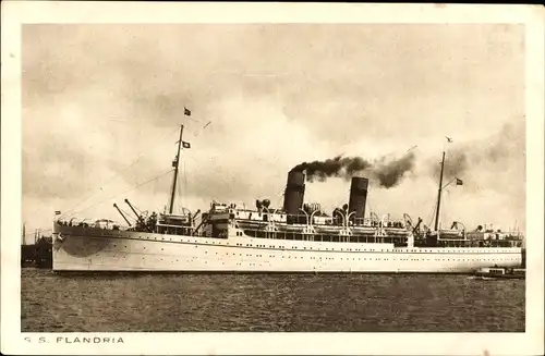 Ak Dampfer SS Flandria, Königlich Holländischer Lloyd