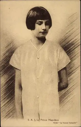 Ak Prinz Napoléon, Kinderportrait