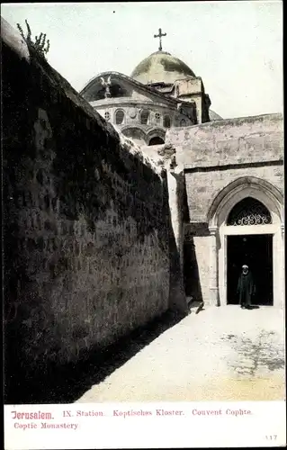 Ak Jerusalem Israel, IX. Station, Koptisches Kloster