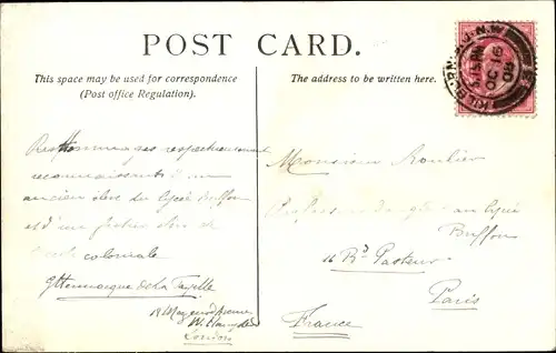 Ak Hampstead London England, Golders Hill Park, Brücke