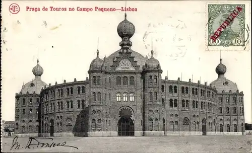 Ak Lisboa Lissabon Portugal, Praca de Touros no Campo Pequeno