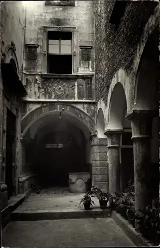 Ak Šibenik Sebenico Kroatien, Detalj iz dvorista