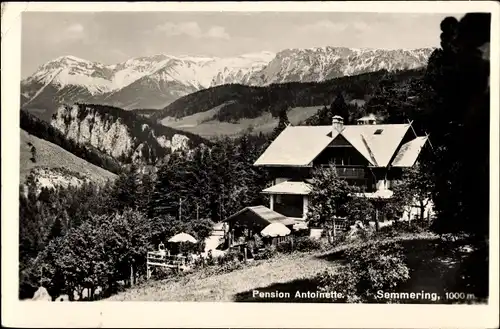 Ak Semmering in Niederösterreich, Pension Antoinette