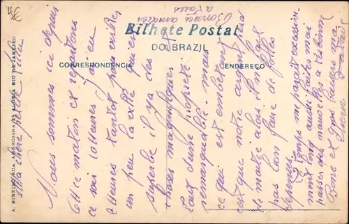 Ak Rio de Janeiro Brasilien, Avenida Rio Branco