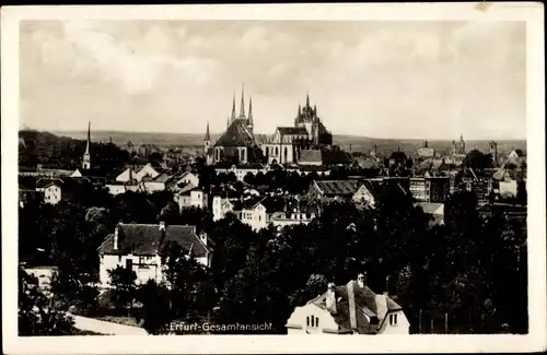 Ak Erfurt in Thüringen, Gesamtansicht