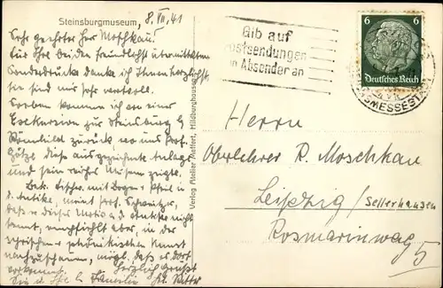 Ak Römhild in Thüringen, Steinsburgmuseum