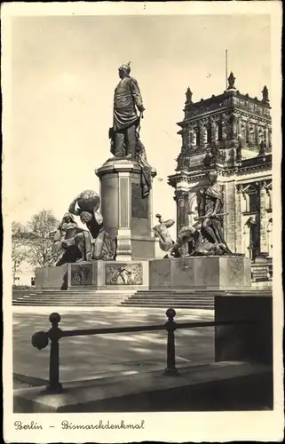 Ak Berlin Tiergarten, Bismarckdenkmal