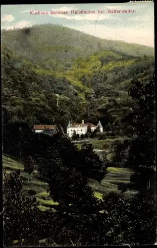 Ak Badenweiler im Schwarzwald, Schloss Hausbaden, Kurhaus